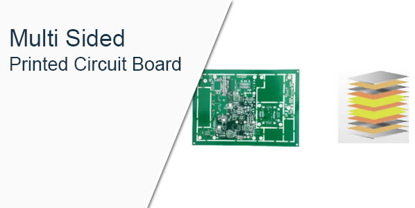 Multi sided printed circuit board